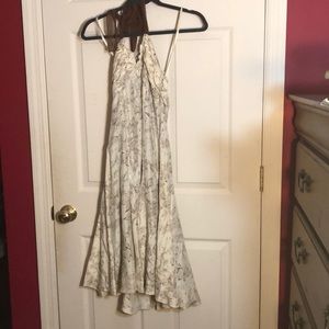 BCBGMaxazria Silk Halter Dress NWT